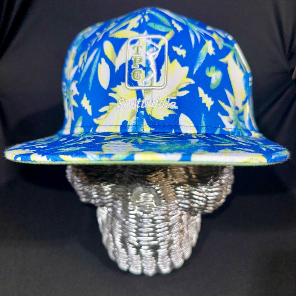 Pukka; TPC Scottsdale Blue and Green Floral Cap
